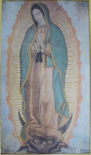 Litografia Original  Virgen De Guadalupe 66cm