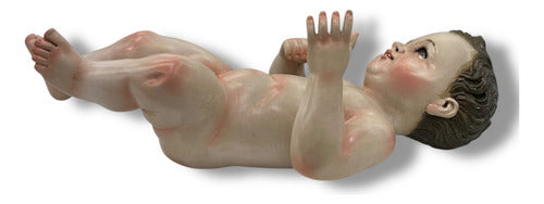 Niño Dios O Niño Jesús Talla En Madera Cedro Rojo 30cm