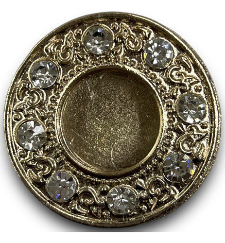 Teca O Relicario Con Cristales (porta Reliquia Santos)