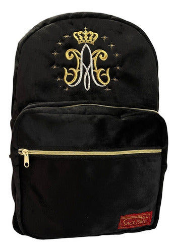 Mochila Sacristía Bordada Mariano