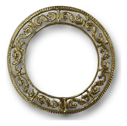 Aureola De 13.5cm En Latón Para Santo Ó Imagenes Religiosas