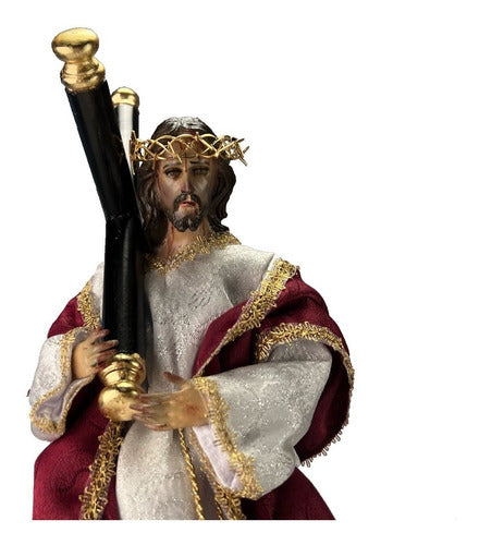Jesús De Nazareno Para Vestir 38 Cm Con Accesorios