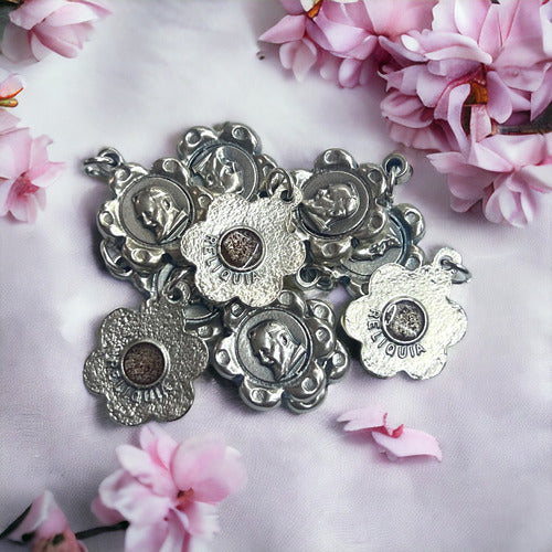 Lote 10 Medallas Italianas Padre Pío