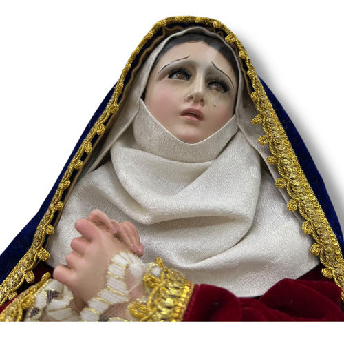Virgen De Los Dolores 52cm  Imagen Para Vestir