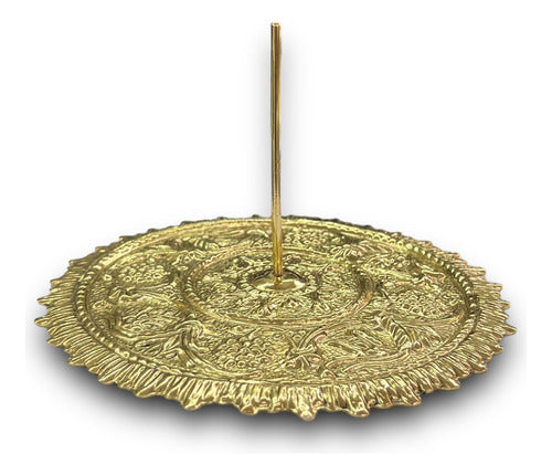 Aureola Barroca De Latón Para Imagenes Religiosas 15.5cm