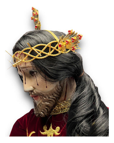 Jesús De Nazareno Articulado En Madera  Para Vestir 95cm