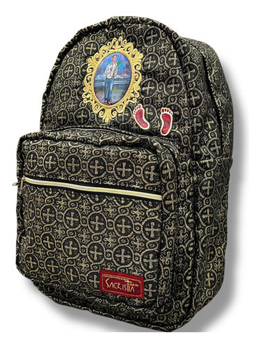 Mochila Sacristía Bordada Escudo San José Sánchez Del Río