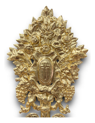 Juego De 2 Palmitorias Doradas 74cm
