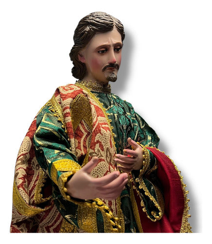 San Juan Evangelista Para Vestir, Articulado Y Bruñido 65cm