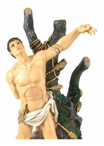 Figura De San Sebastián Mártir 29cm Altura