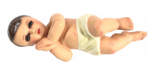 Niño Dios Tallado En Madera 13cm