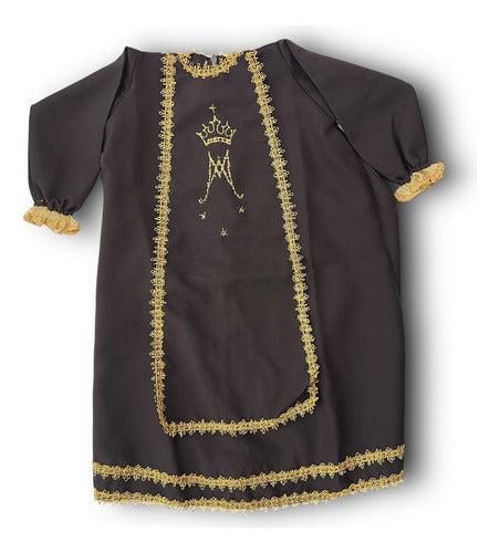 Vestimenta Para Virgen Del Carmen De 60cm Y Su Niño Jesús