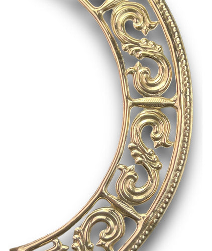 Aureola  40cm De Latón Para Imagen Religiosa