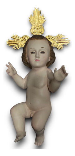 Resplandor De 3 Potencias En Chapa De Oro  7cm X 4cm