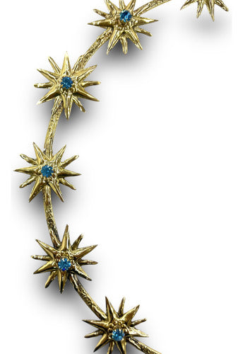 Aureola 12 Estrellas 22cm Latón