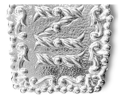 Letrero De Inri O Título De Cruz En Baño De Oro 12cm X 7cm