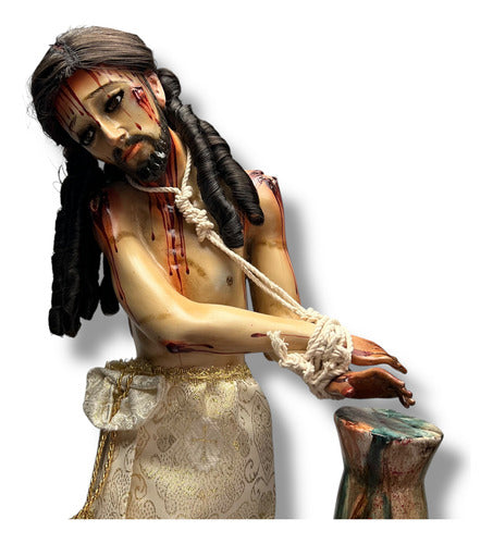 Señor De La Columna Jesús 53cm