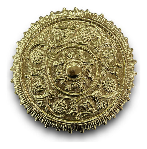 Aureola Barroca De Latón Para Imagenes Religiosas 15.5cm