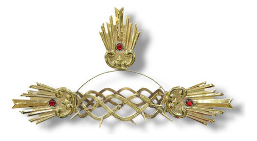 Corona De Espinas Con 3 Potencias En Latón #18