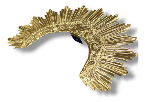 Resplandor Para Virgen Dolorosa Bañado En Oro #10