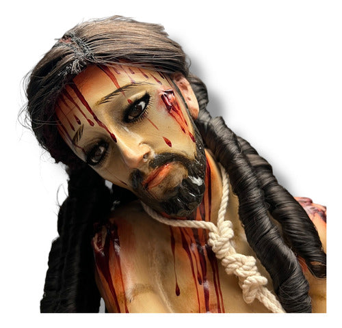 Señor De La Columna Jesús 53cm