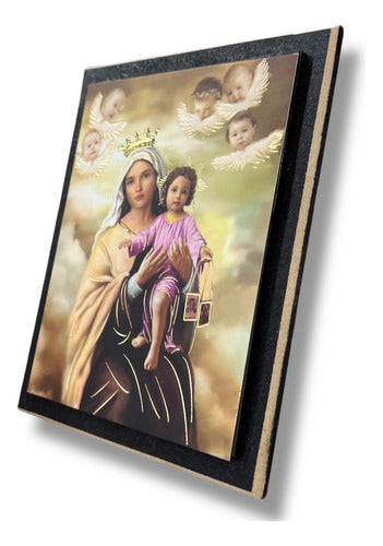 Cuadros De La Virgen Del Carmen  15cm 5 Piezas