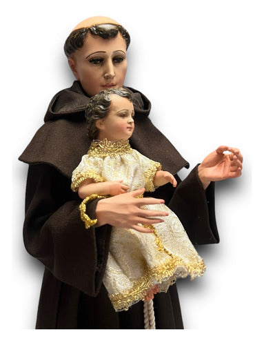 Figura San Antonio De Padua 40cm Para Vestir