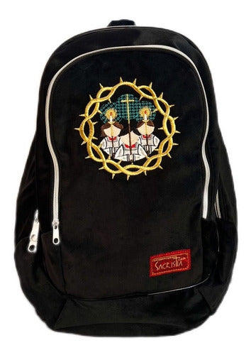 Mochila Sacristía Bordada 3 Monaguillos