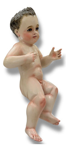 Niño Dios O Niño Jesús Talla En Madera Cedro Rojo 30cm