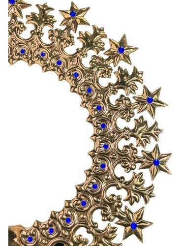 Aureola 12 Estrellas  37cm Para Imágenes De La Virgen Maria