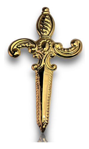 Daga Para Virgen De Los Dolores En Latón 20cm