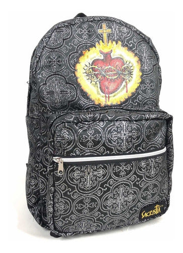 Mochila Brocado Personalizada Pintada A Mano