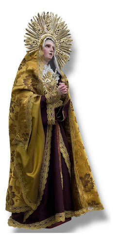 Nuestra Señora De Los Dolores O Virgen Dolorosa 102cm