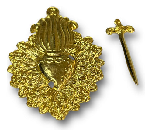 Corazón Con Daga Para Virgen Dolorosa 6cm