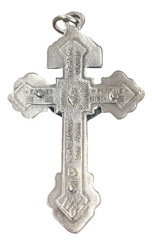 Cruz Dije Medalla Italiana 5cm