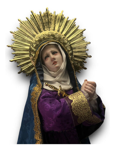 Virgen De Los Dolores Imagen Para Vestir 60cm
