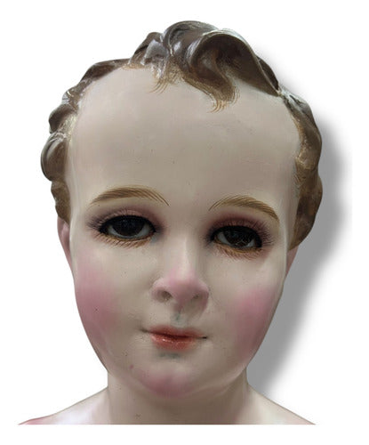 Niño Dios O Niño Jesús En Terminado Fino Bruñido 50cm