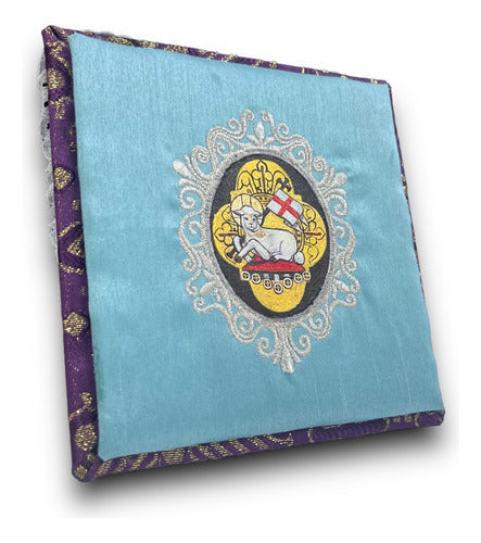 Palia Litúrgica Bordada Pintada A Mano Sacristia Cordero