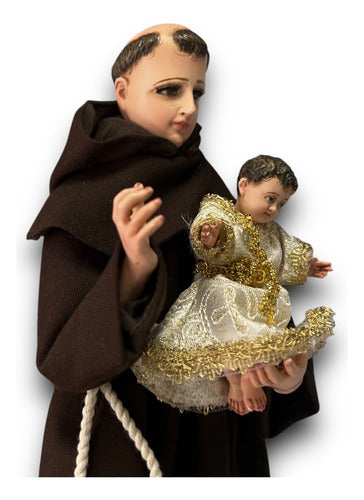 Figura San Antonio De Padua 30cm Para Vestir
