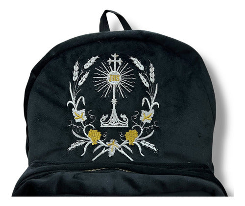 Mochila Sacristía Bordada Eucaristia