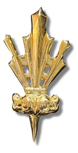 Juego De 3 Potencias 7cm Chapa De Oro