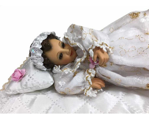 Divina Infantinta O Natividad De María 23 Cm Ojos Abiertos