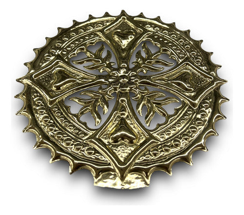 Aureola De Latón 15cm Para Imágenes De Niño Jesús