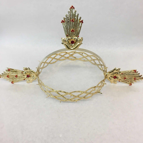 Corona De Espinas #17 Cabeza Real Baño De Oro
