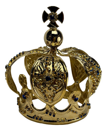 Corona Imperial #10 Laton Con Baño De Oro