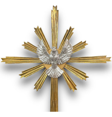 San Juan Bautista Y Jesús O Bautismo De Jesús En Madera 30c