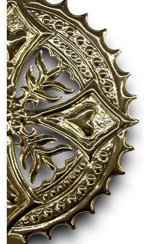 Aureola De Latón 15cm Para Imágenes De Niño Jesús