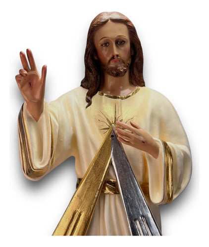 Señor De La Misericordia Al Óleo 130cm