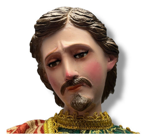 San Juan Evangelista Para Vestir, Articulado Y Bruñido 65cm