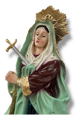 Virgen De Los Dolores O Dolorosa En Resina 30cm